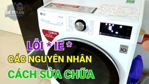Lỗi IE xuất hiện trên máy giặt LG