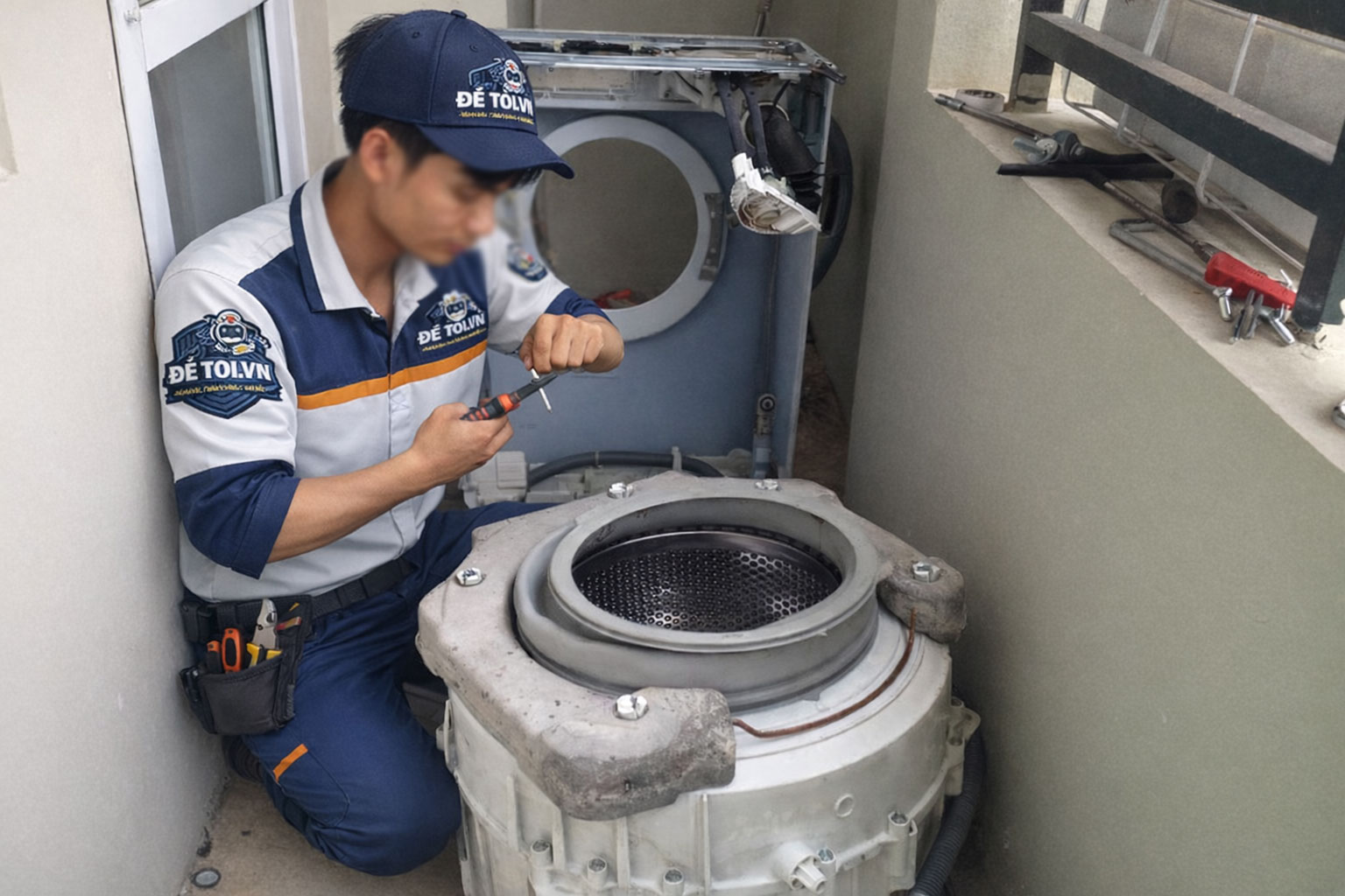 Dịch vụ sửa chữa máy giặt và máy sấy quần áo tại nhà