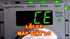 Lỗi CE máy giặt LG