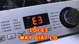 Máy giặt LG báo lỗi E3