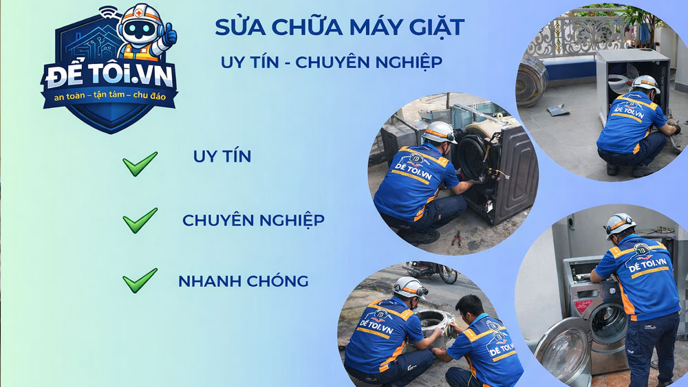 Sửa chữa máy giặt uy tín chuyên nghiệp giá tốt