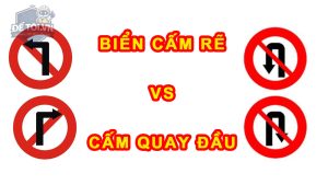 Biển cấm rẽ và biển cấm quay đầu