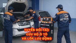Tuyển đối tác cứu hộ ô tô vá lốp lưu động toàn quốc