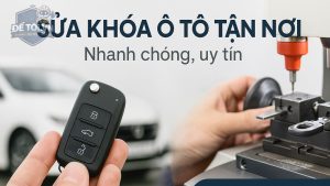 Sửa khóa ô tô tận nơi chuyên nghiệp không cậy cửa