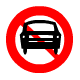 biển báo cấm 103a - Cấm xe ô tô