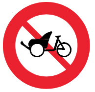 biển báo cấm 111d - Cấm xe ba bánh không có động cơ