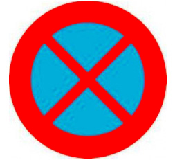 biển báo cấm 130 - Cấm dừng và đỗ