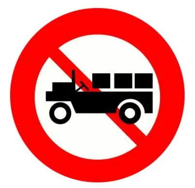 biển báo cấm 140 - Cấm xe công nông