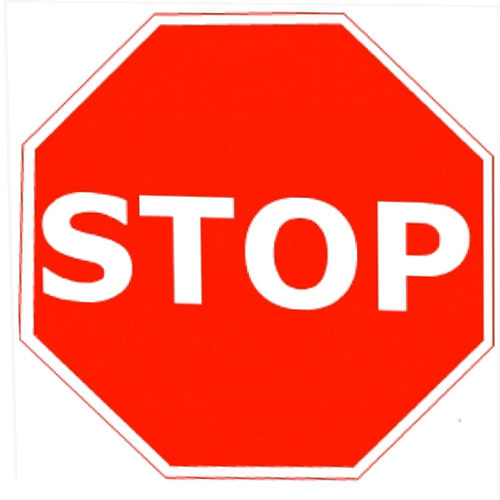 biển báo hiệu lệnh 122 - Dừng lại
