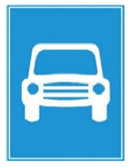 biển báo hiệu lệnh 403a - Đường dành cho xe ô tô