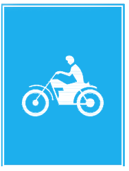 biển báo hiệu lệnh 403e - Đường dành cho xe máy