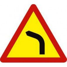 biển báo nguy hiểm 201a - Chỗ ngoặt nguy hiểm vòng bên trái