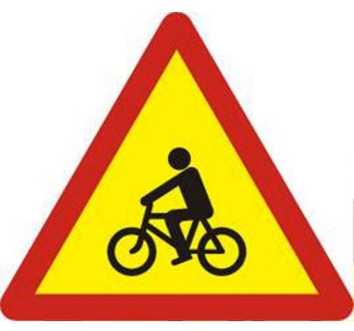 biển báo nguy hiểm 226 - Đường người đi xe đạp cắt ngang
