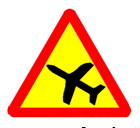 biển báo nguy hiểm 229 - Dải máy bay lên xuống