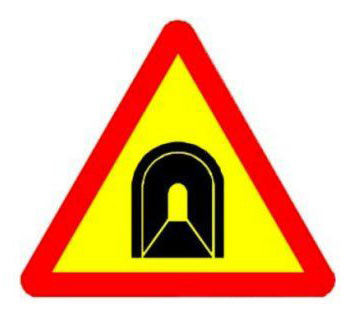 biển báo nguy hiểm 240 - Đường hầm